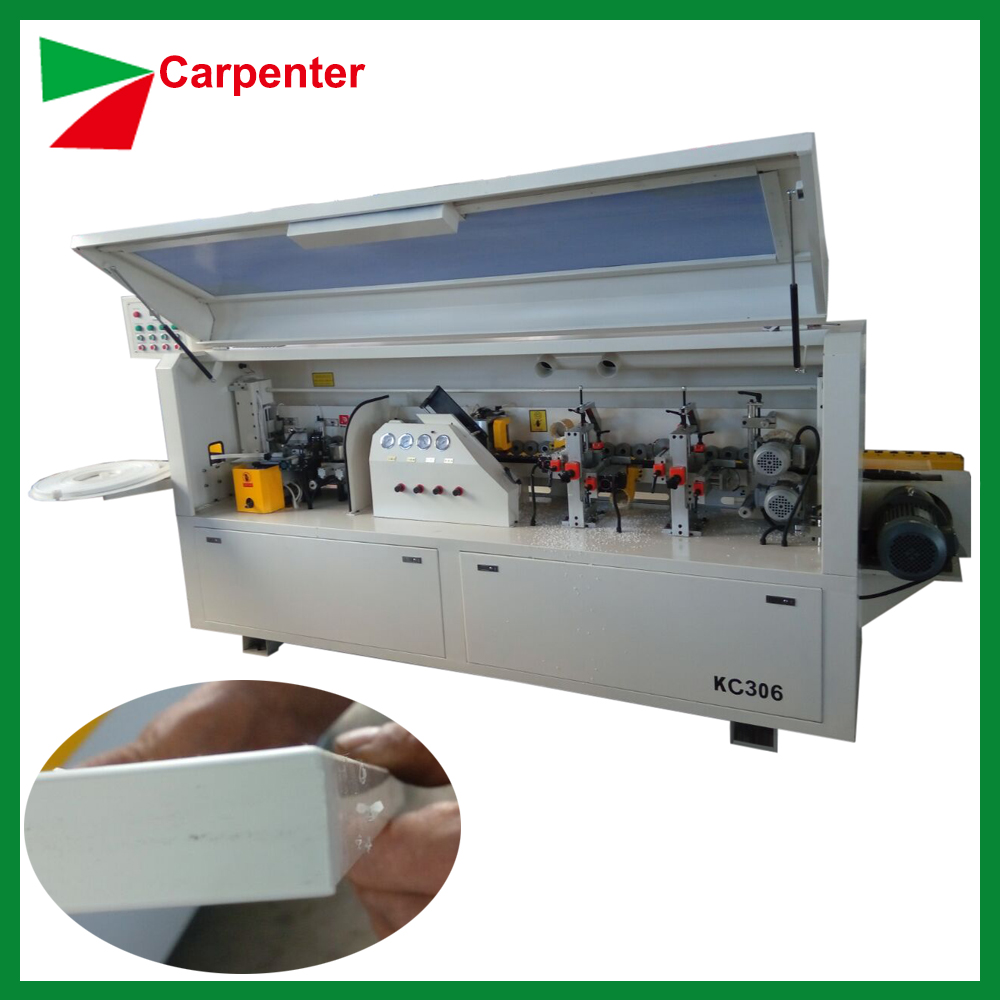 Full automatic PVC tape edge banding machine for MDF furniture KC306 - Image 3