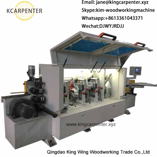 Full automatic PVC tape edge banding machine for MDF furniture KC306 - Image 2