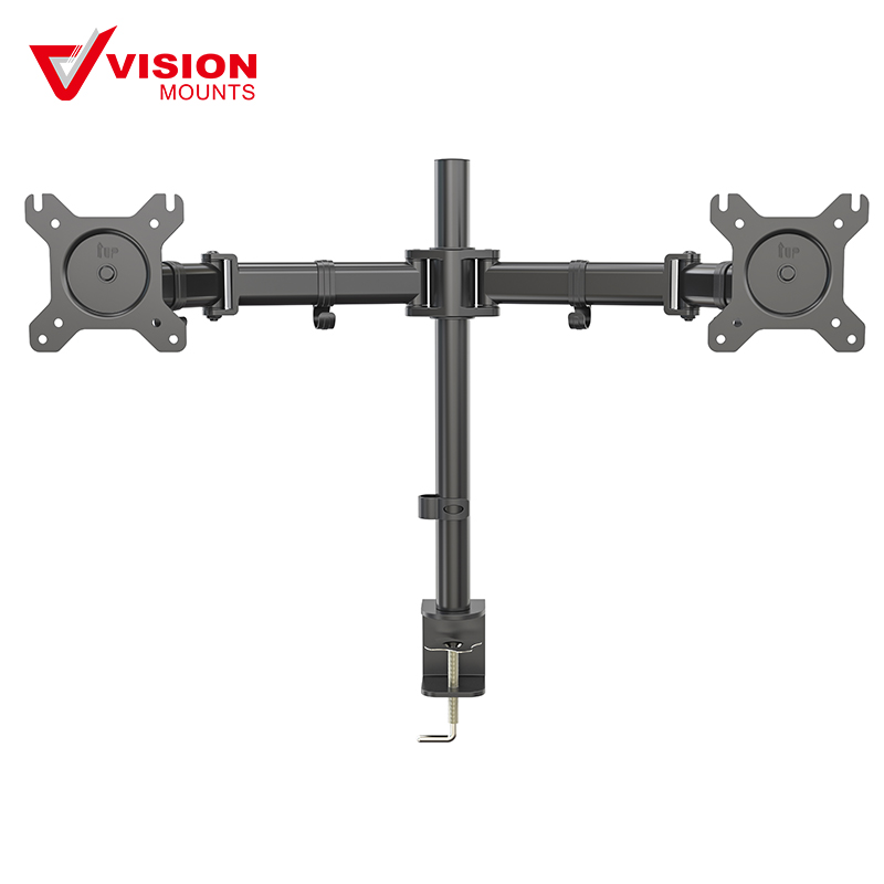 Dual Monitor Desk Mount Stand with Articulating Arms