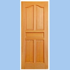 Hardwood Interior Door with Raised Panel