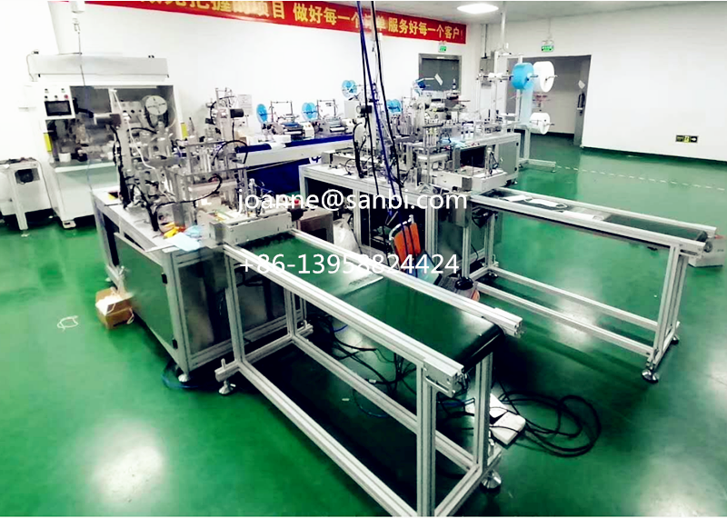 Fully Automatic Disposable Surgical Medical Nonwoven Protective Face Mask Making Machine - Image 2