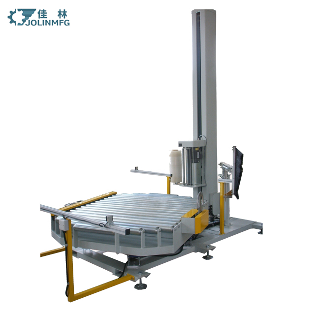 Fully Automatic heavy duty turntable online stretch film pallet wrapper wrapping machine w - Image 2