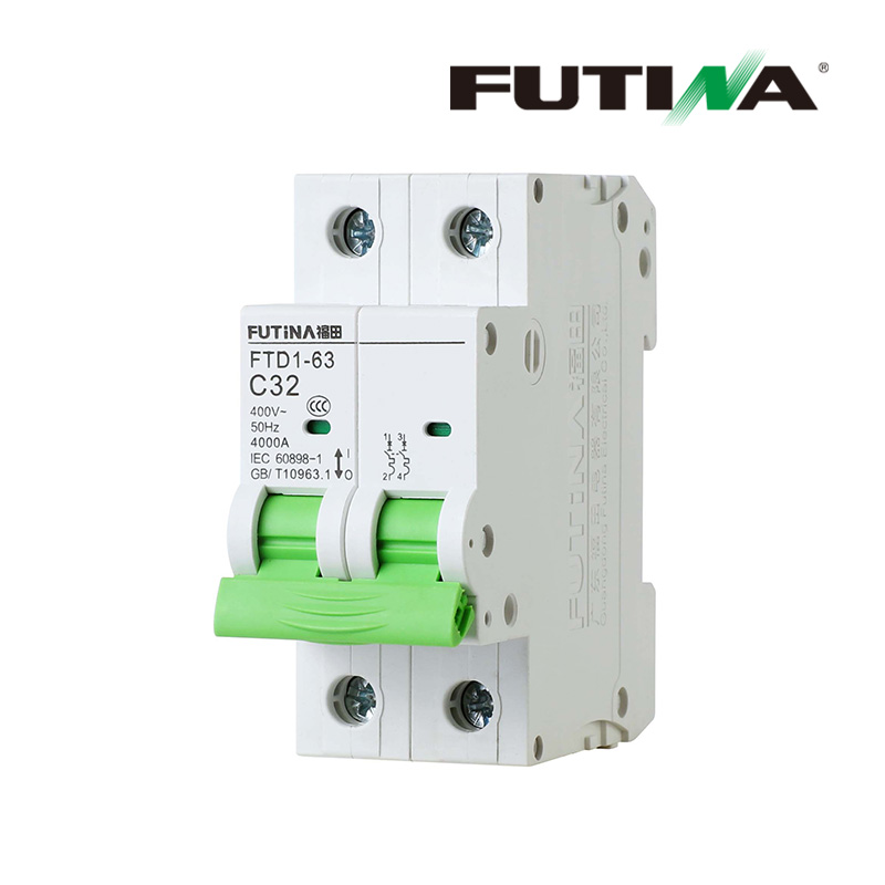 Futina 1 Pole 10 Amp MCB Circuit Breaker FTD1 - Image 2