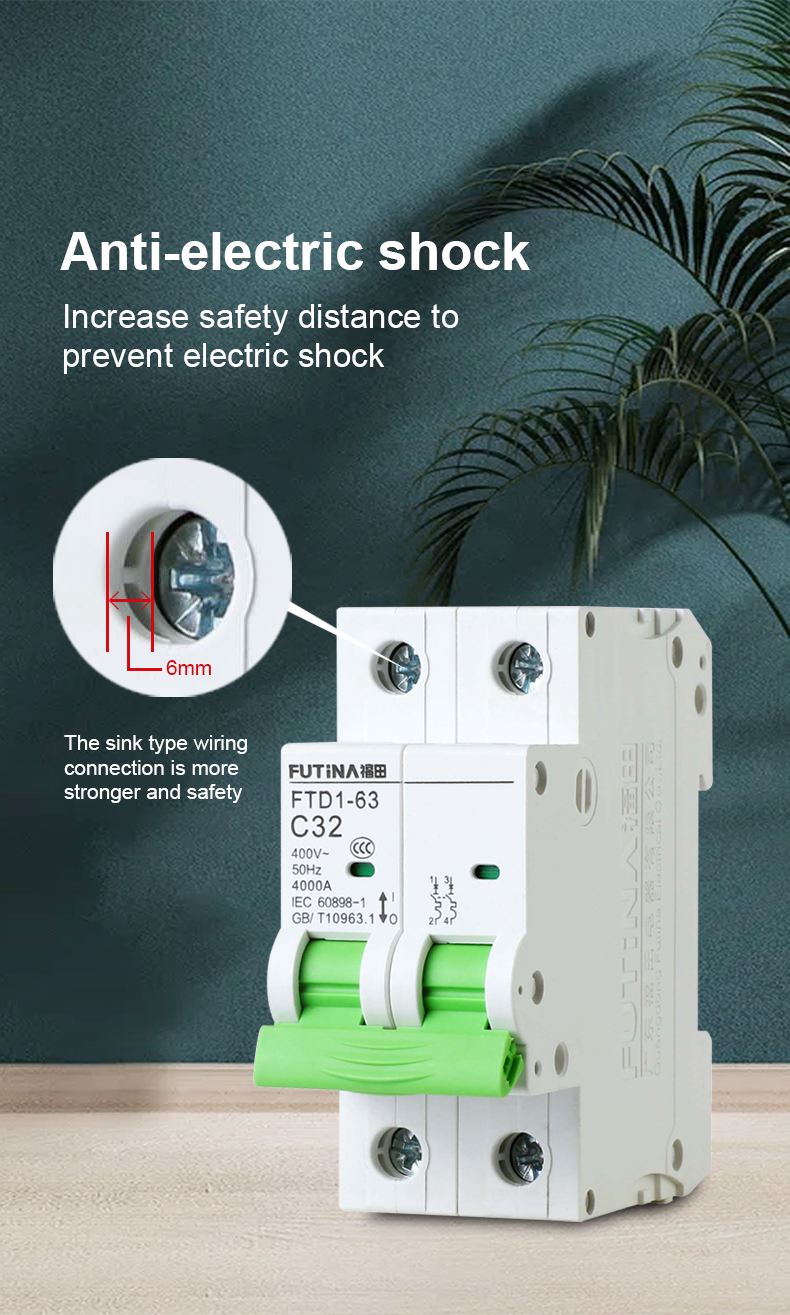 Safety wiring connection detail