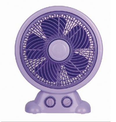 Compact 10-Inch Table Fan with Adjustable Tilt