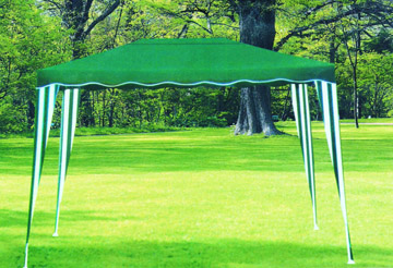Green and White Outdoor Canopy for Events