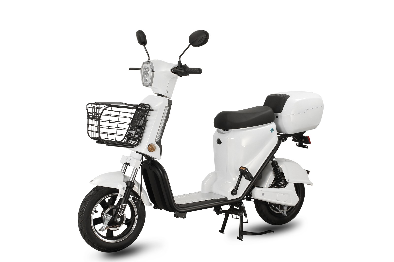G1 25km/h-800W Lightweight Convenient Electric Motorcycle with a Big Carrying Basket - Image 3