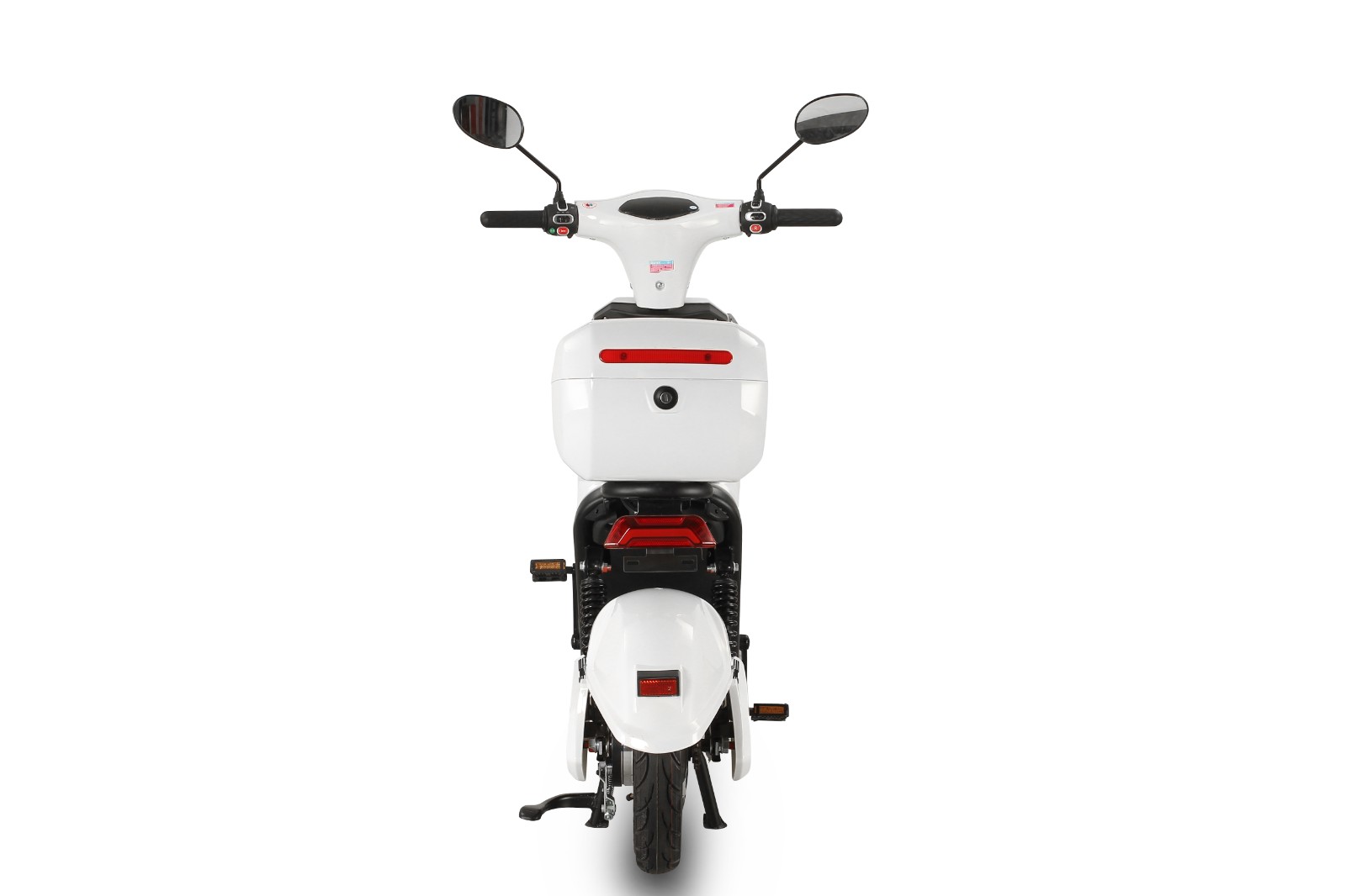 800W Electric Motorcycle with Front Basket