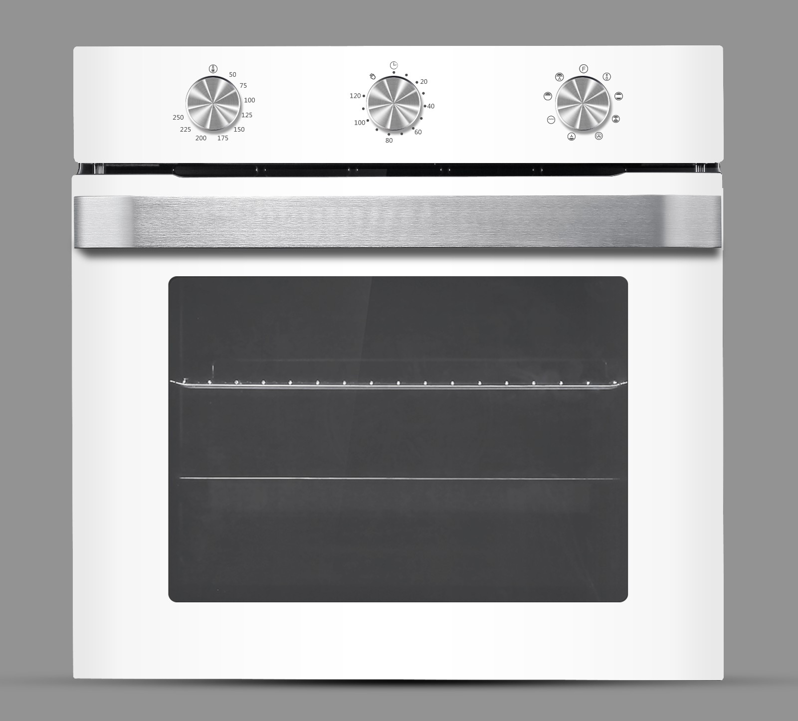 G66MQ-A Electric Built-In Wall Oven with Convection, 8 Functions, Push Button Knobs - Image 3