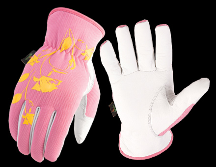 Floral Pattern Gardening Gloves