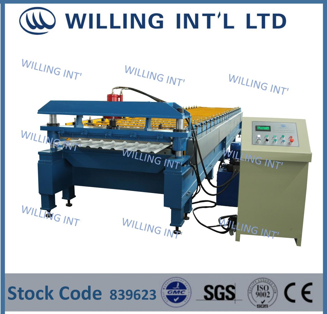 galvanized steel sheet corrugated roll forming machine 1250mm roofing roll forming machine - Image 2