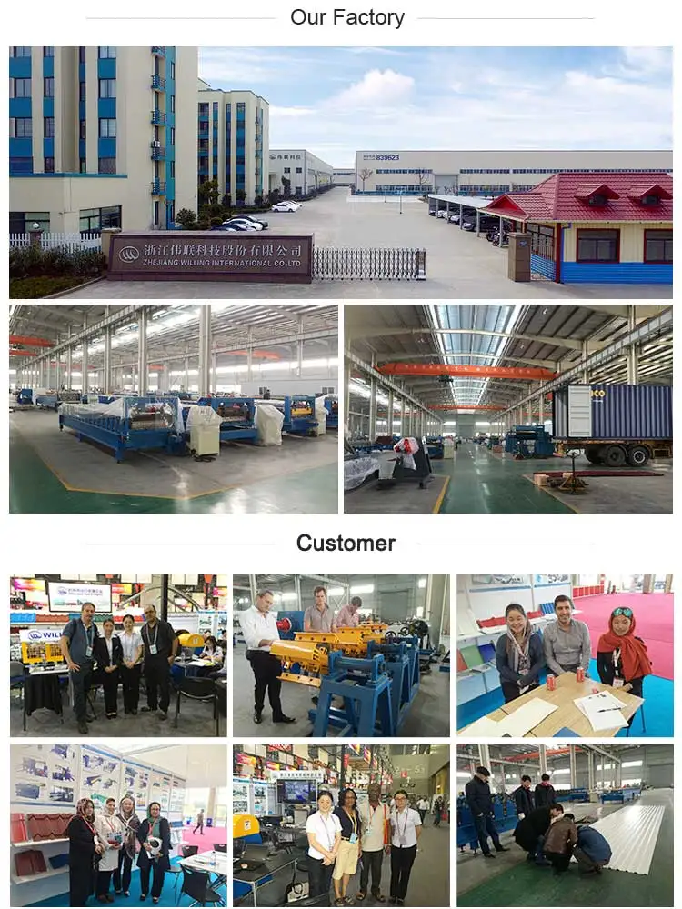 Machine setup for producing corrugated roofing sheets