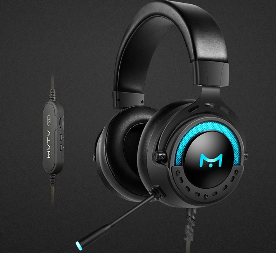 Stereo Gaming Headset with LED and Noise Cancelling Mic