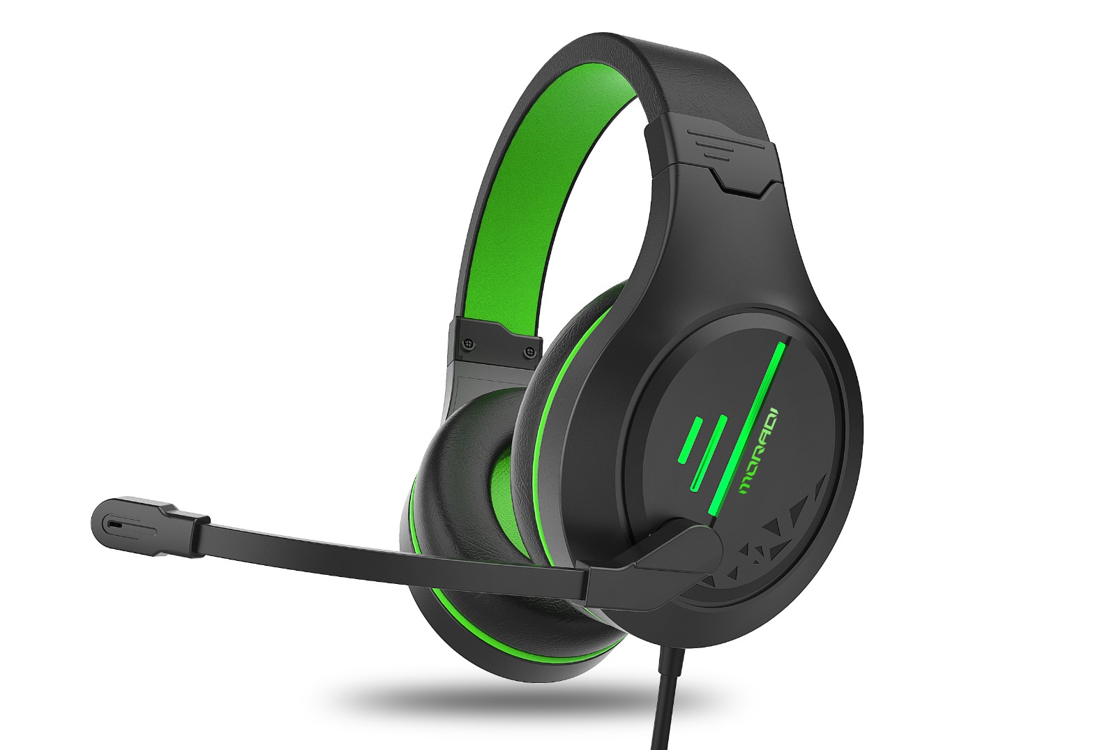 Stereo Gaming Headset with Microphone and LED Light