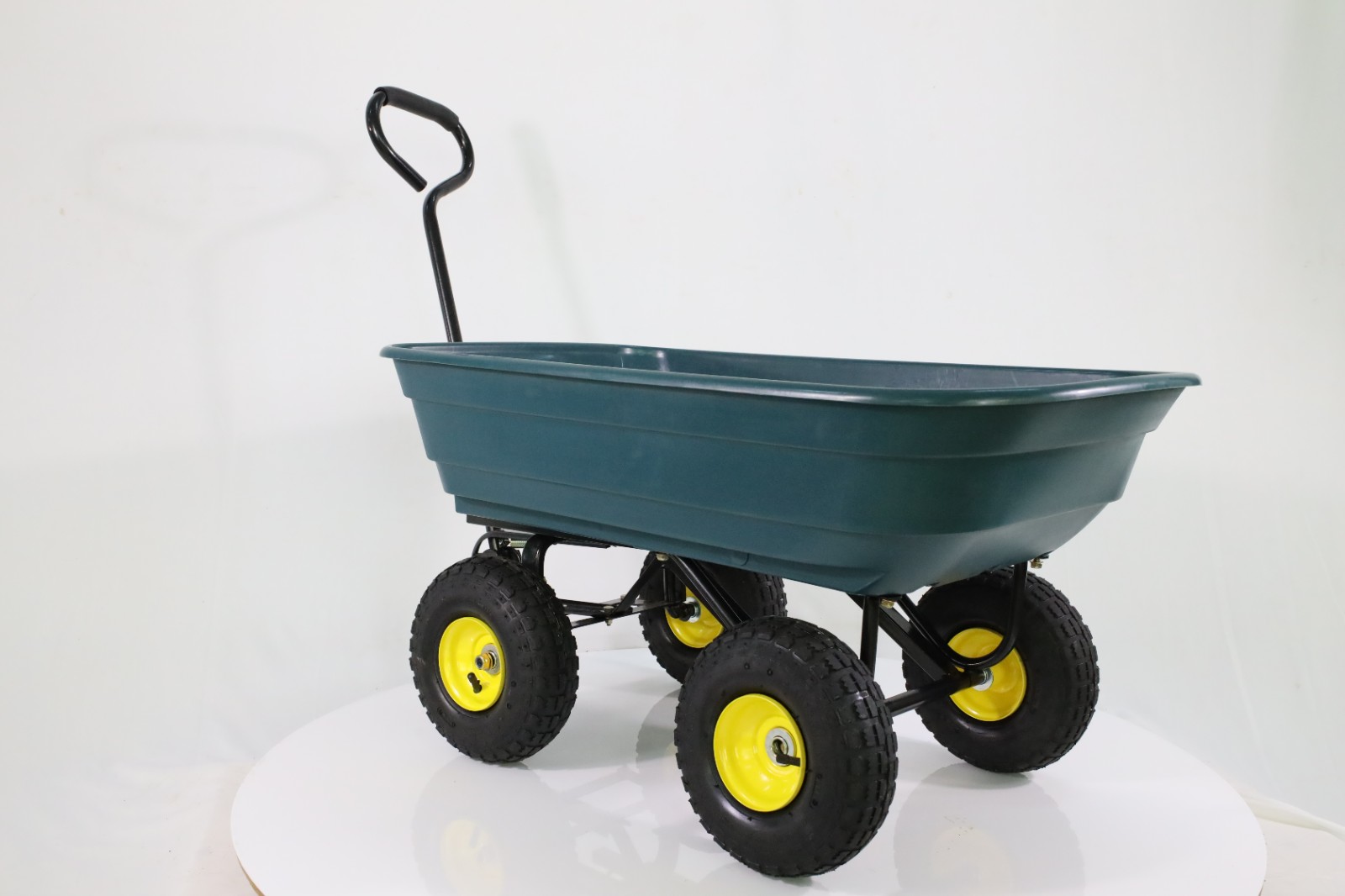 Pneumatic Wheel Garden Dump Cart
