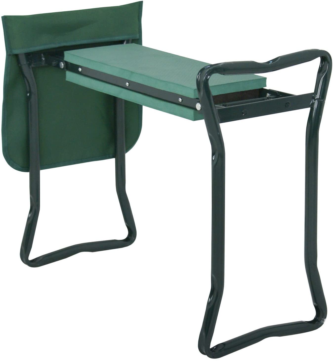Garden Kneeler and Seat Bench Stools Foldable Stool with Free Tool Bag Pouch EVA Foam Pad - Image 2