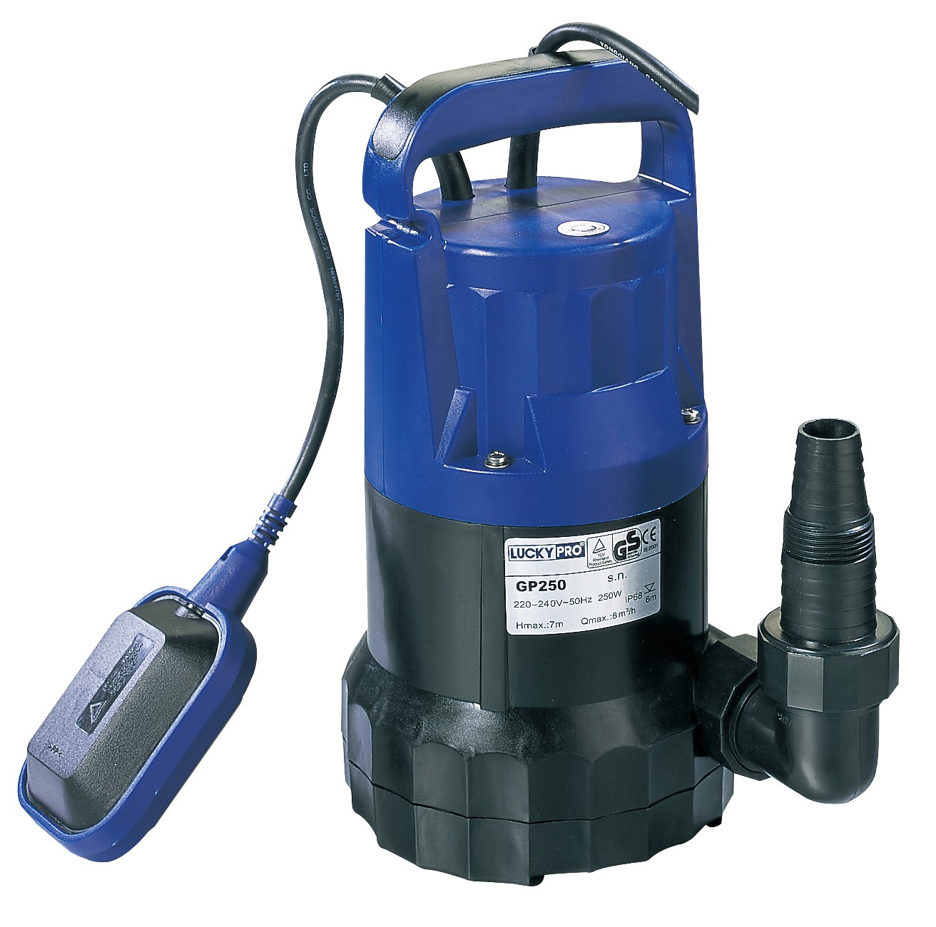 Submersible Garden Water Pump - 250W, 8 m³/h