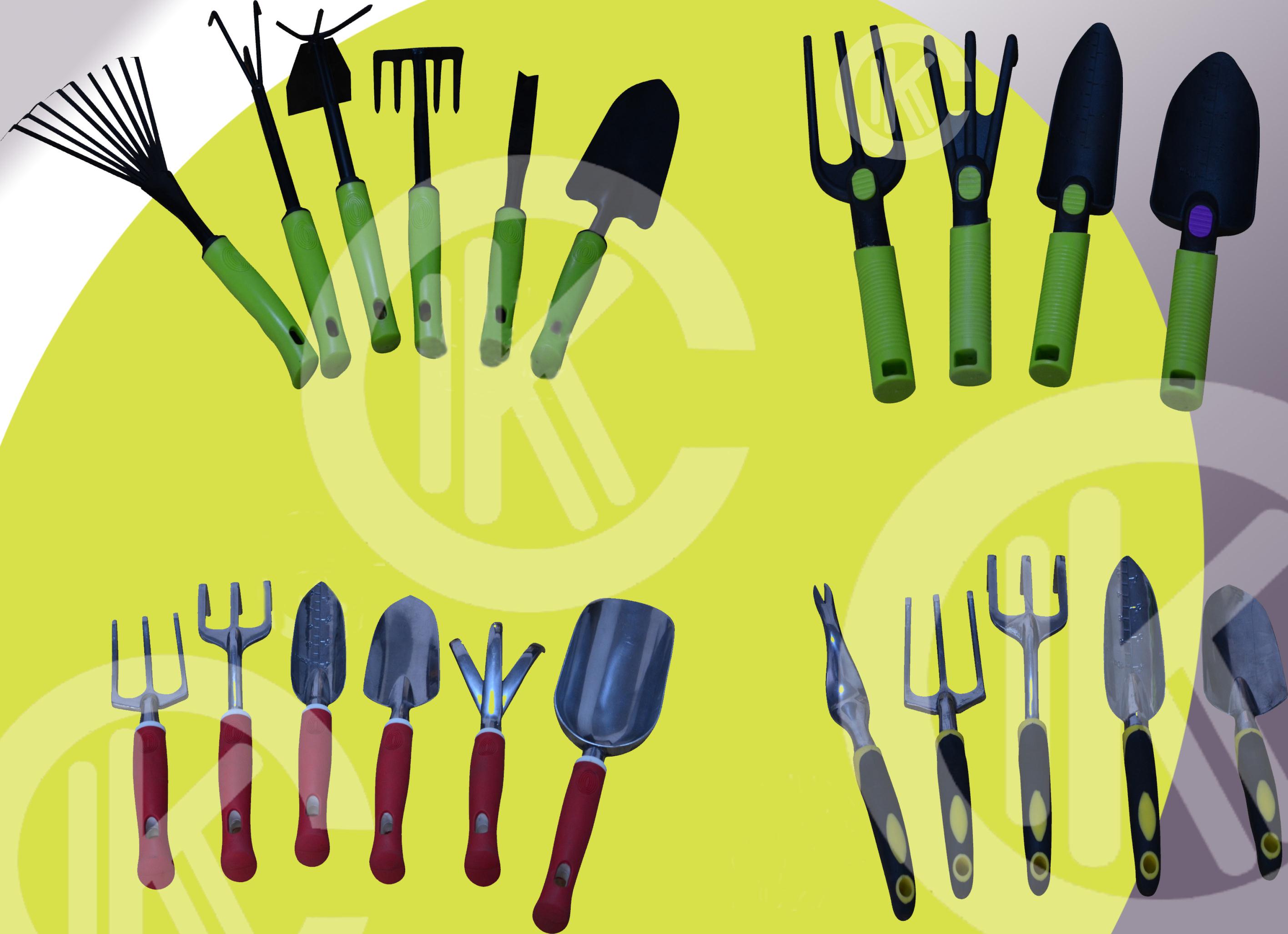 Garden Hand Tool Set with Wooden Handles