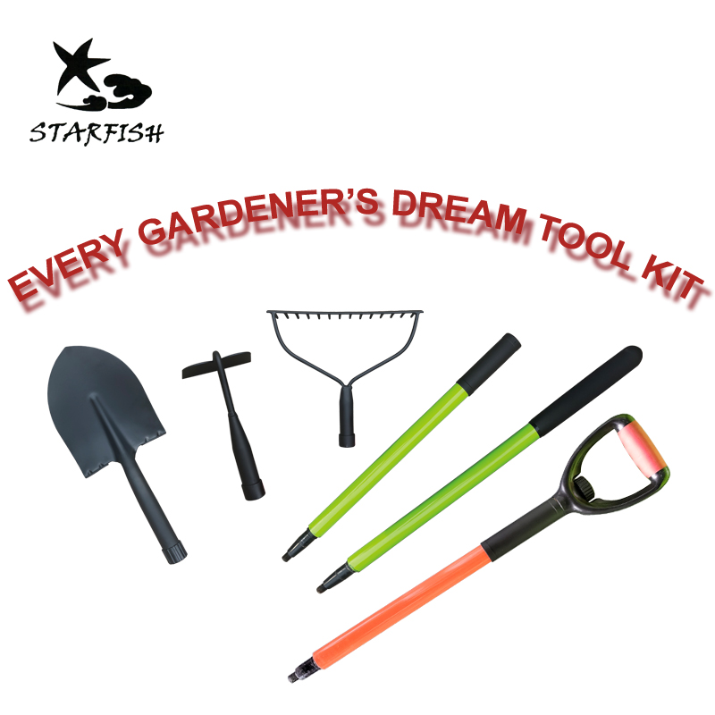 Fiberglass Handle Garden Tool Set