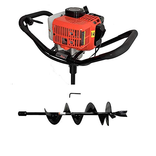 GardenTrax 43CC Earth Auger Power Head with 8 Inch Earth Auger Drill Bit - Image 2