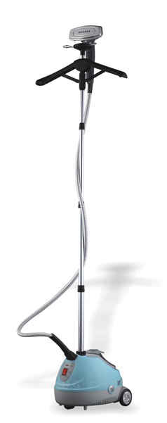 Adjustable Height Garment Steamer with Hanger