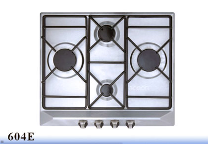 Four-Burner Stainless Steel Gas Hob