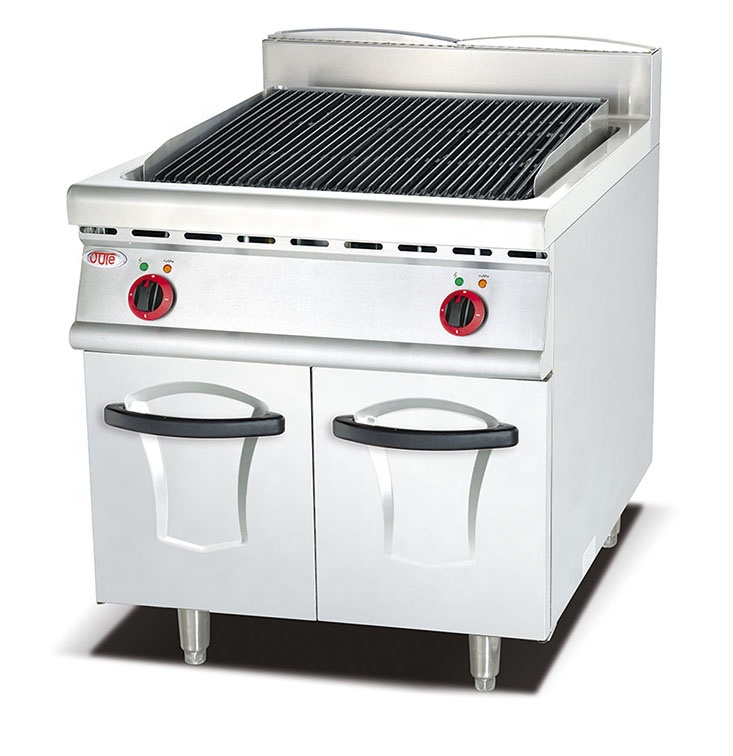 Gas Lava Rock Grill With Cabinet - Image 2