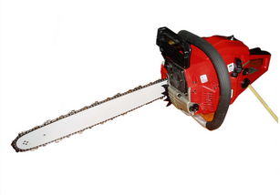 Gasoline Powered Chainsaw for Wood Cutting