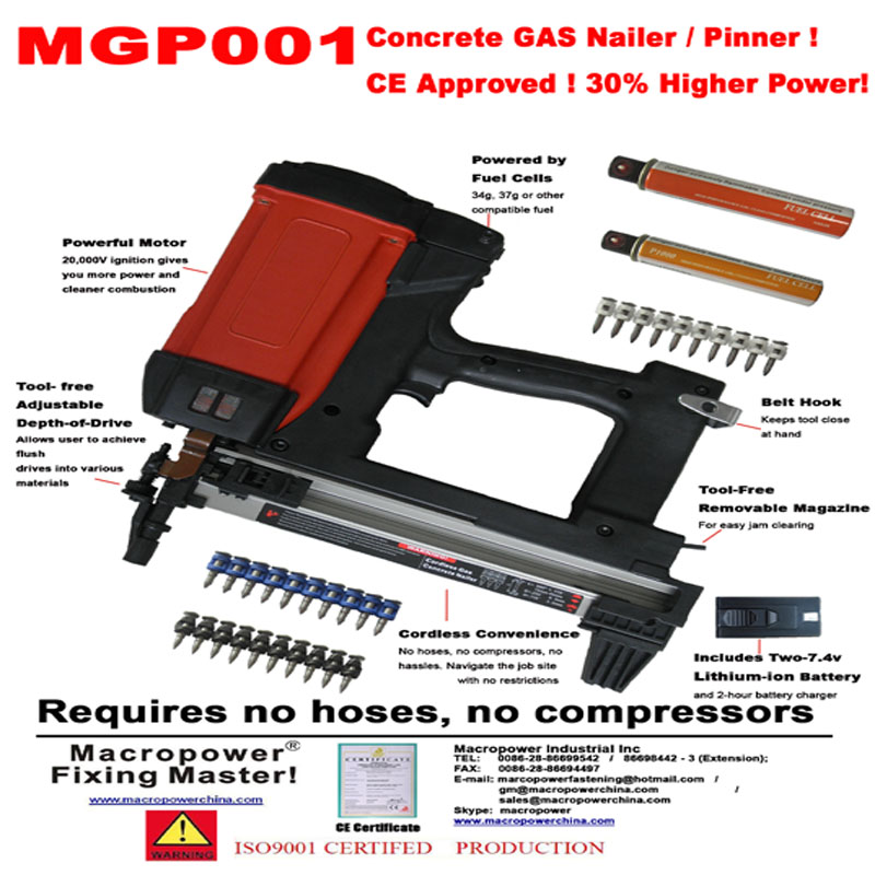 GAS NAILER TOOL GUN - Image 2