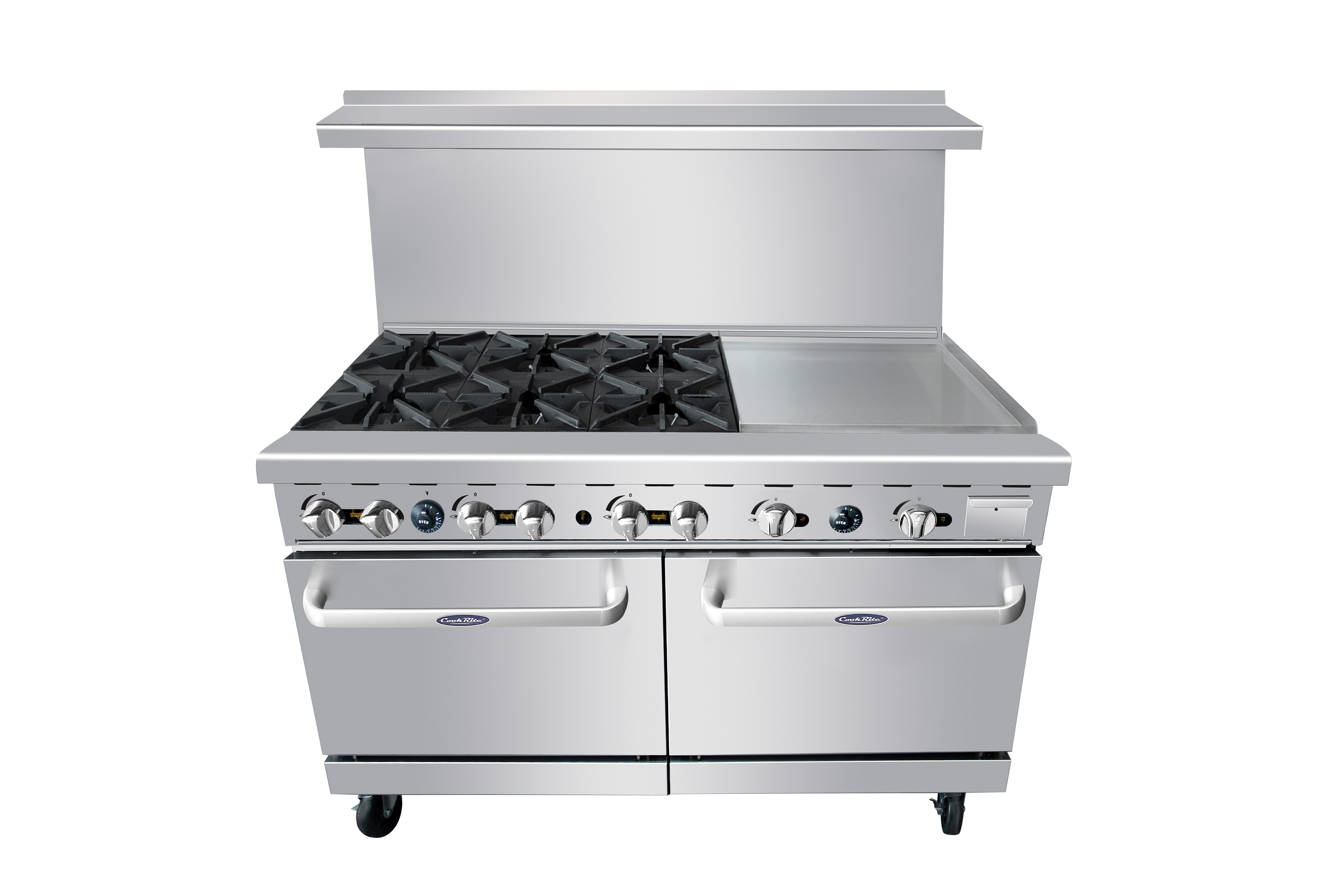Gas Range with 6 burners and 24 griddle - Image 2
