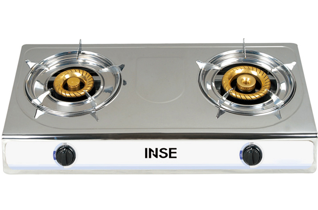 Two-Burner Stainless Steel Gas Cooktop