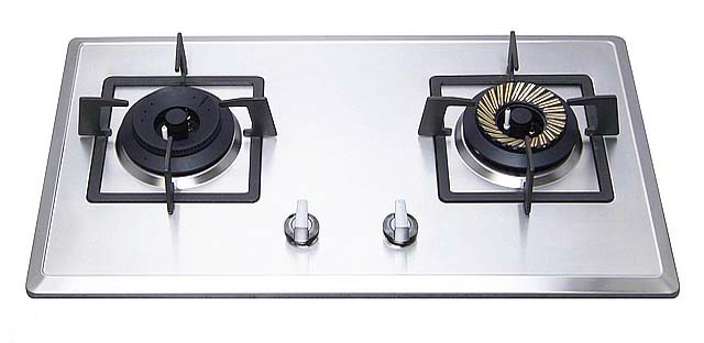 Two-Burner Stainless Steel Gas Cooktop