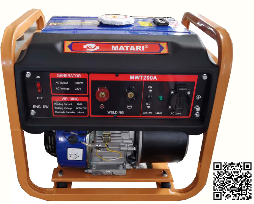GASLOINE WELDING GENERATOR MWT200A - Image 3