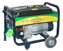 Portable Gasoline Generator with Wheel Frame