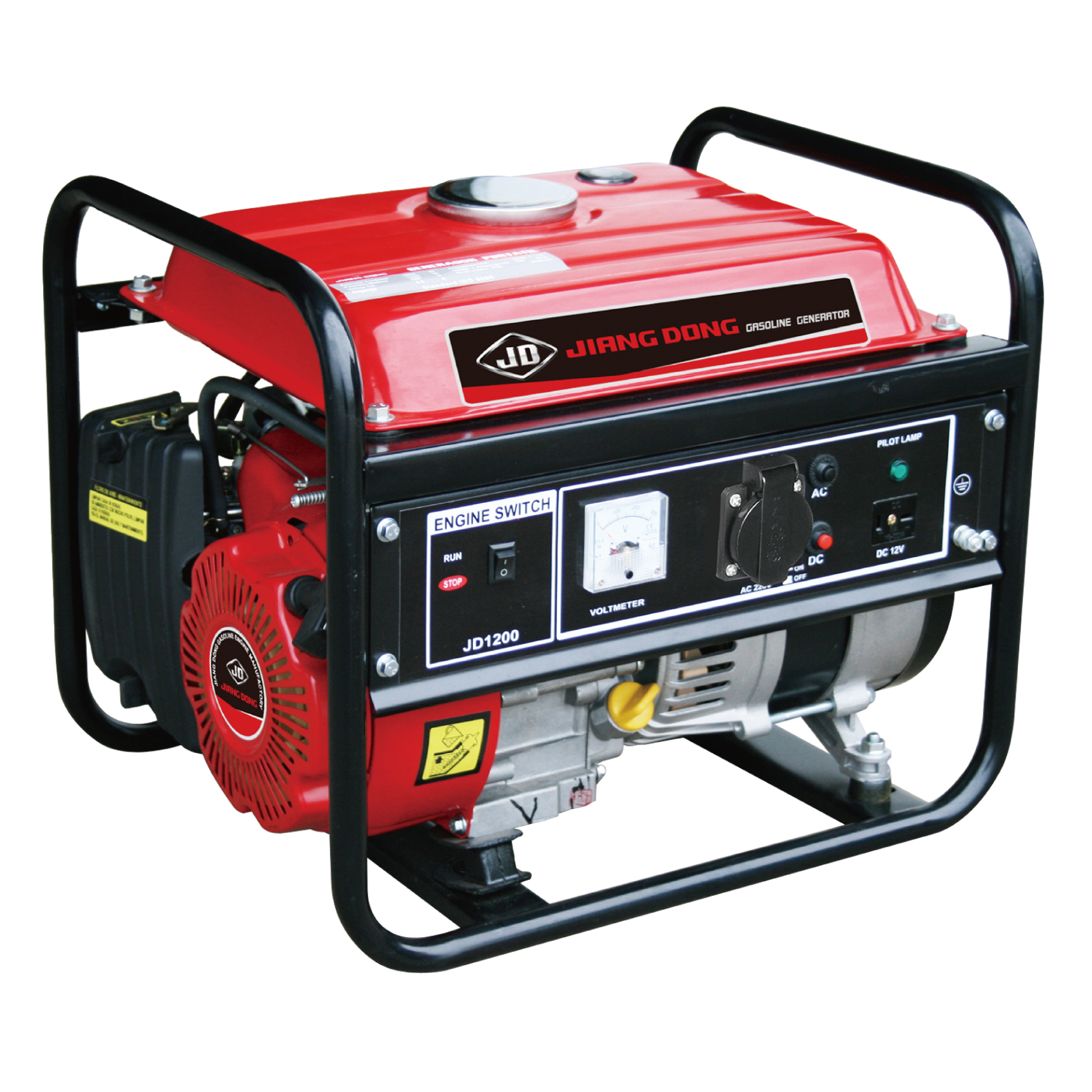 Portable Gasoline Generator with AC and DC Output