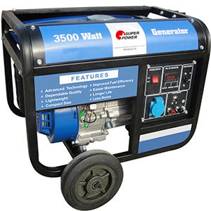 2500W Portable Gasoline Generator with Electric Start