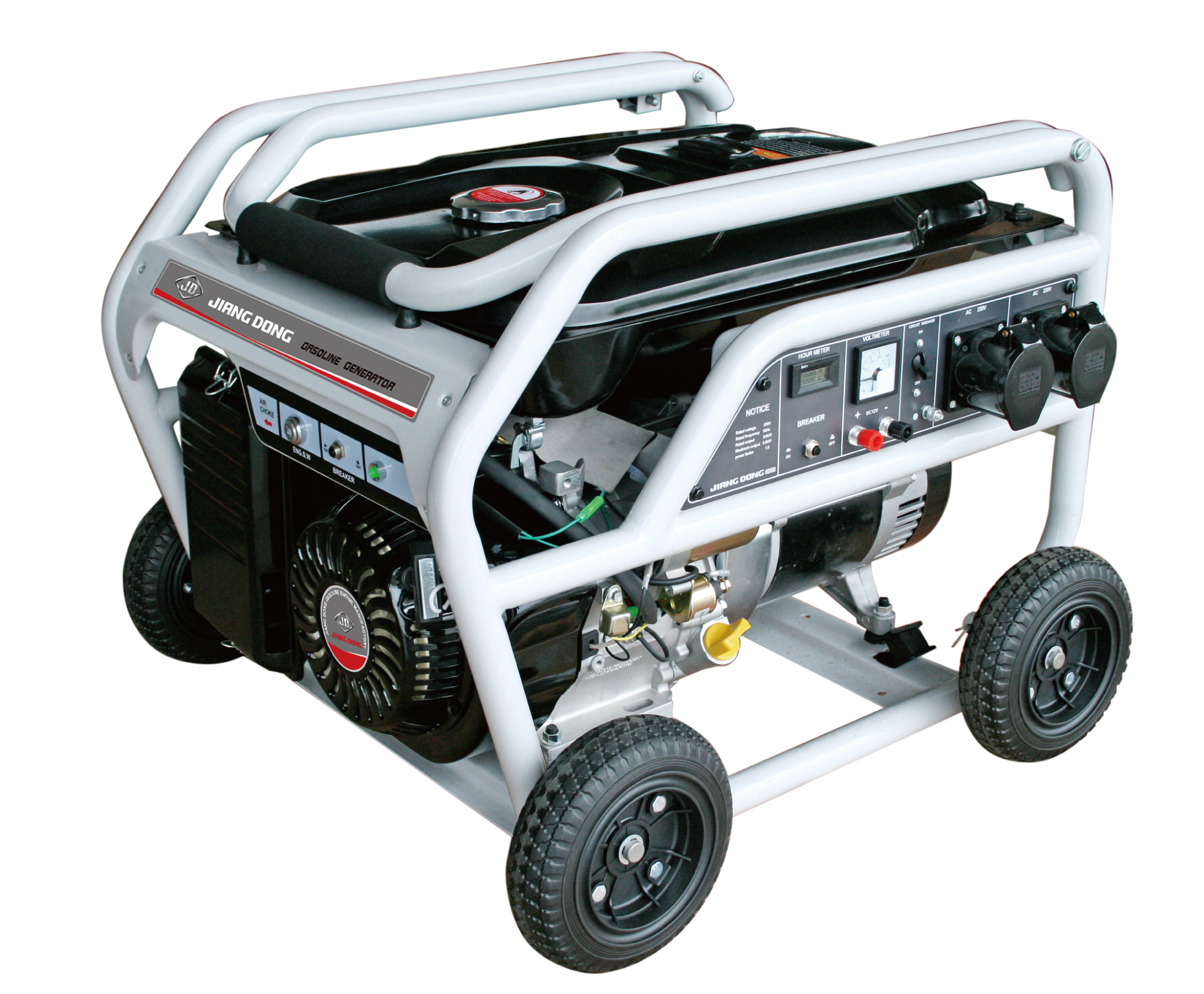 Portable Gasoline Generator with 220V Outlets