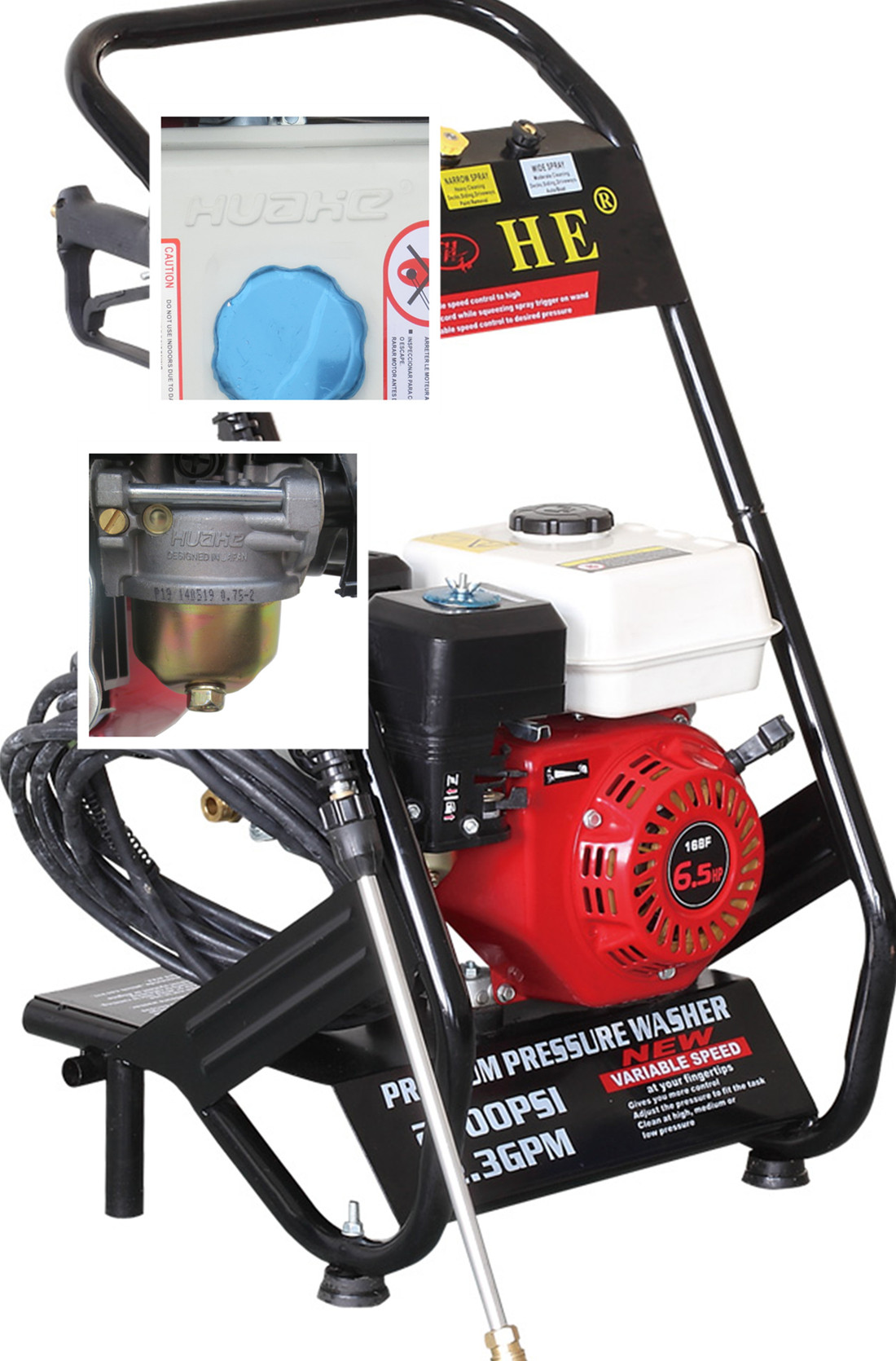 Gasoline Powered High Pressure Washer