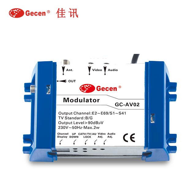 Close up of the modulator interface and connectivity options