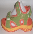 Child's Green and Orange Casual Sandal