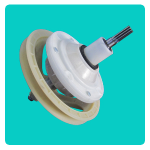 Industrial Gearbox with Dual Pulley System
