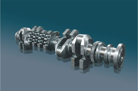 Multi-Stage Industrial Gear and Transmission Component