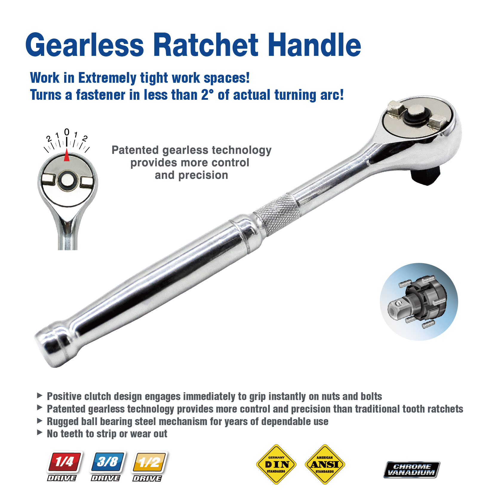 GEARLESS RATCHET HANDLE - Image 2