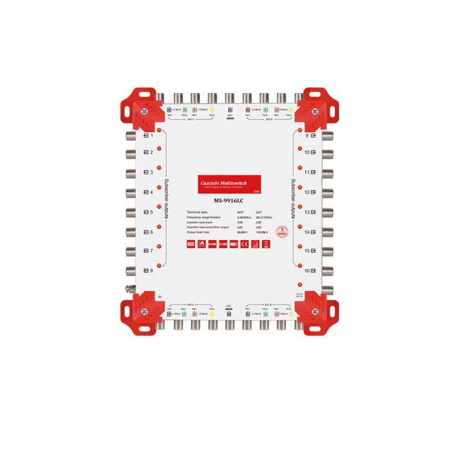 9 Input 16 Output Cascade Satellite Multiswitch
