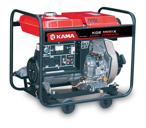Portable Diesel Generator with Control Panel