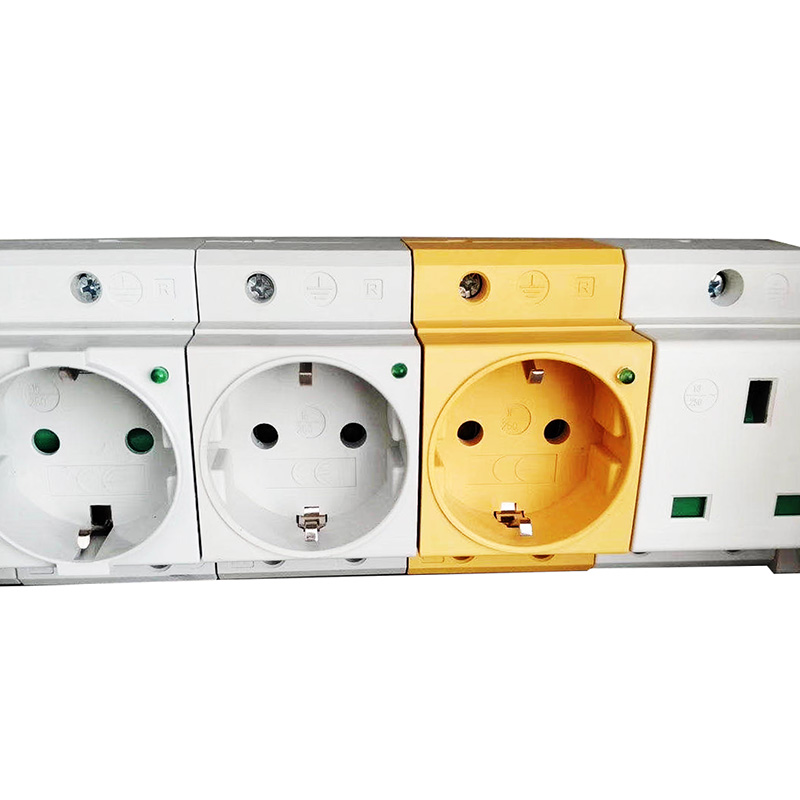 DIN Rail Mountable Modular Power Socket