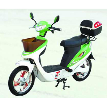 Electric Bicycle with Step-Through Frame