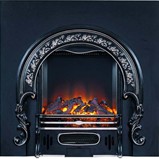 Electric Fireplace Insert with Decorative Surround