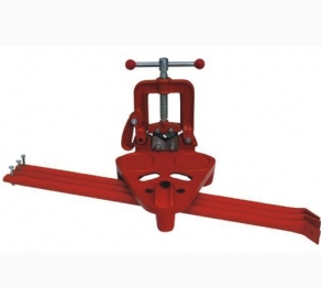 Pipe Vise with Adjustable Support Bar
