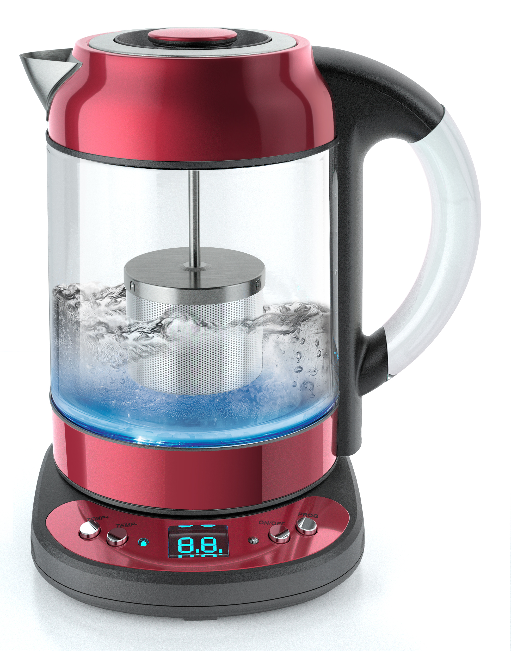 Electric Glass Kettle with Temperature Control